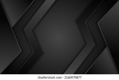 Abstract dynamic black background design