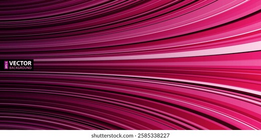 Abstract dynamic black, white, pink and purple warped stripes background. RGB EPS 10 vector illustration