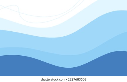 Abstract dynamic blue background vector illustration.