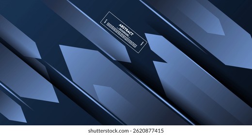 Abstractas fondo de color azul dinámico. Patrón de forma superpuesta simple. Vector Eps10