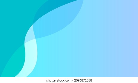 abstract dynamic blue wave vector background. flat illustration design