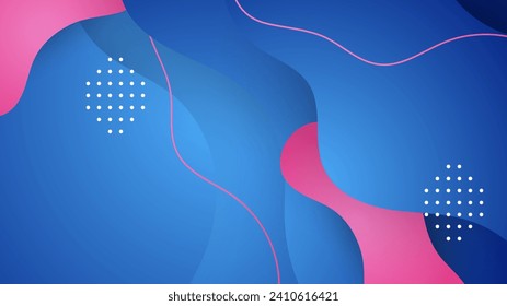 Abstract dynamic blue yellow orange red and orange gradient background