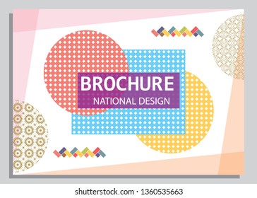 Abstract dynamic brochure template