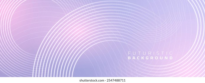 Abstract dynamic circle lines gray blue background. future technology concept. Illustration