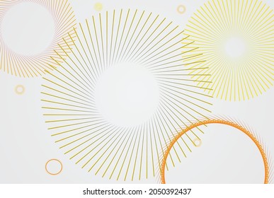 Abstract Dynamic Circle Lines Vector Background