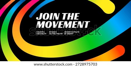 Abstract Dynamic Color Line Pattern. Vector Curl Swirl Gradient Shapes. Motion Splash Sport Background. Spiral Rainbow Road Bg. Perfect for Dynamic Sport Posters, Banners, and Modern Graphic Design Compositions.