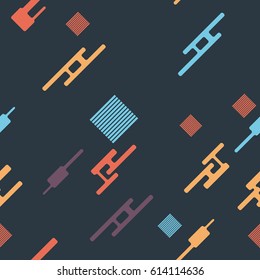 Abstract dynamic colored seamless background. Vector illustration