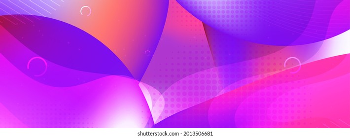 Abstract Dynamic Colorful Gradient Background Design.