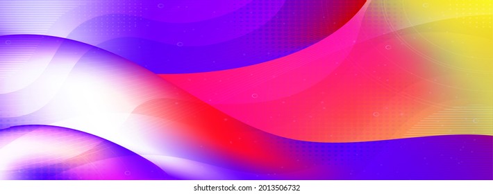 Abstract Dynamic Colorful Gradient Background Design.