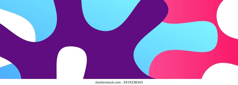 Abstract dynamic colorful papercut concept banner background banner template design. Vector illustration