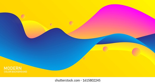 abstract dynamic colorful vibrant wave colorful background. design for flyer, poster, card, banner and other application. vector illustration