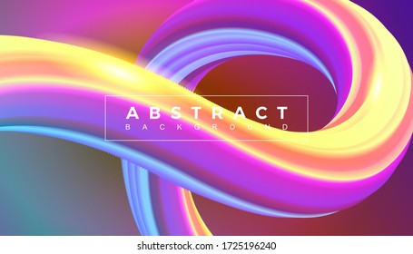 abstract dynamic curve line flow effect background. vector design template for banner, advertising, poster, cover. etc.