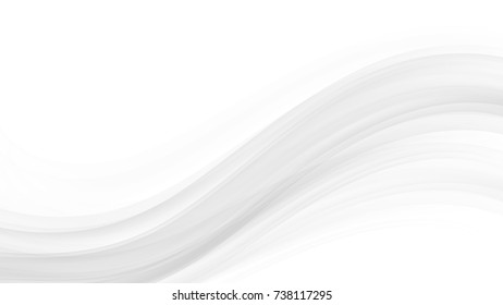 Abstract Dynamic Curve lines White and Gray Vector Backgrounds