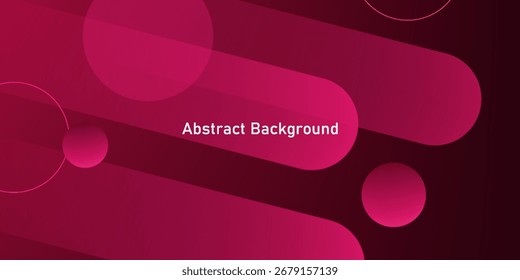 Fondo de color rojo oscuro dinámico Abstractas. Las Formas dinámicas se superponen al fondo del patrón. Vector Eps10