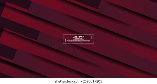 abstract dynamic dark red liquid color gradient shape geometric rectangle pattern fluid background. eps10 vector