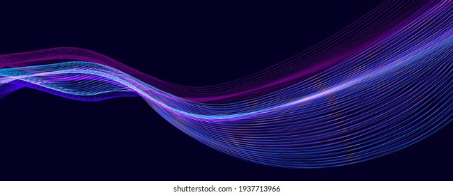 abstract dynamic flow fluid wave curve lines background. vector design template for banner, advertising, wallpaper, poster, cover, etc.	
