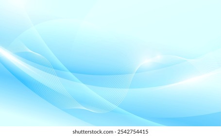 abstract dynamic flow wavy backdrop for business presentation vecto