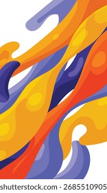 Abstractas dinámico que fluye líquido colorido Fondo de pantalla moderno