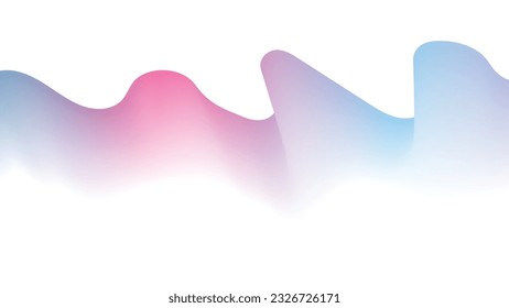 Abstract dynamic flowing wave lines design element. Abstract wavy lines multi color gradient vector illustration. Abstract colorful gradient blend wave lines and technology background.	