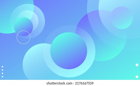 Abstract dynamic fluid blue background. Multi color circle background. Dynamic shapes composition and elements.Modern design in Eps10 vector illustration
