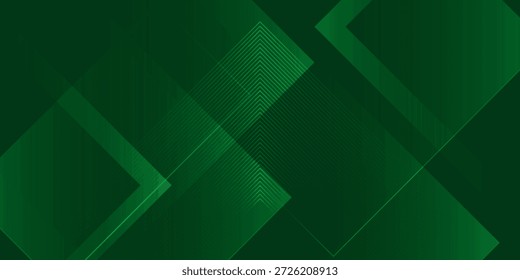 Abstrakte dynamische Flüssigkeit grün geometrische mit rechteckigen Box Linien Farbverlauf Hintergrund. mit modernem Konzept