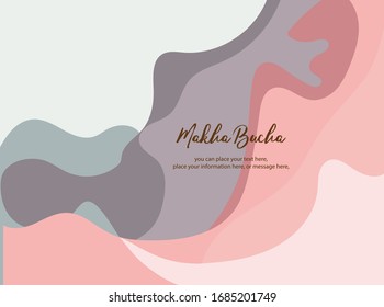 Abstract dynamic fluid overlap textured pink background