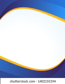 Abstract dynamic frame. Elegant modern graphic asset. Simple and clean business template.