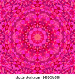 Abstract dynamic geometrical round pattern mandala background - colorful hypnotic vector graphic design