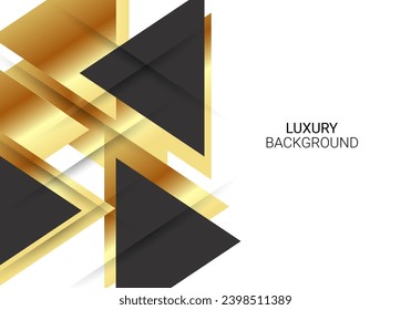 Abstract dynamic golden moving lines background vector