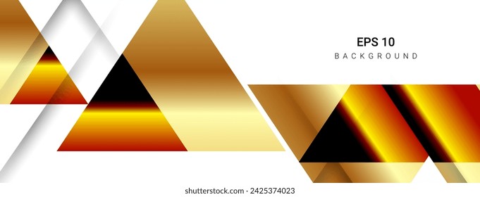 Abstract dynamic golden moving lines background vector
