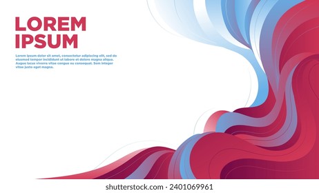 Abstract, dynamic, gradient background with blue-red tones.