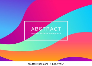 abstract dynamic gradient background illustration vector