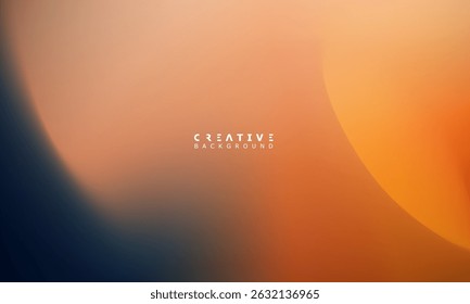 Abstract Dynamic Gradient Background. Orange and Black Fluid Color Gradient. Design Template For ads, Banner, Poster, Cover, Web, Brochure, Wallpaper, and flyer. Vector