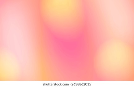 Abstract Dynamic Gradient Background. Soft Red abd Yellow Fluid Color Gradient. Design Template For ads, Banner, Poster, Cover, Web, Brochure, Wallpaper, and flyer. Vector