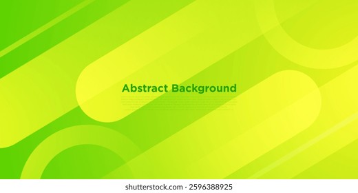 Abstract dynamic green colorful 3D background. Overlap shapes pattern design. Eps10 vector