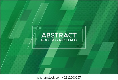 Abstract dynamic green geometric shapes background
