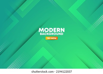 Abstract dynamic green gradient background