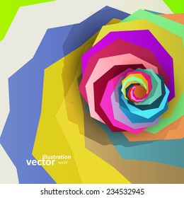 Abstract dynamic illustration, colorful art background eps10