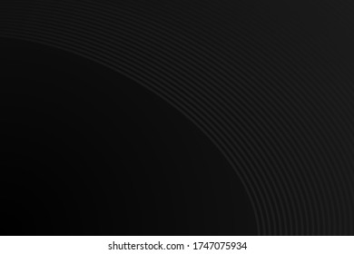 abstract dynamic lines black vector background