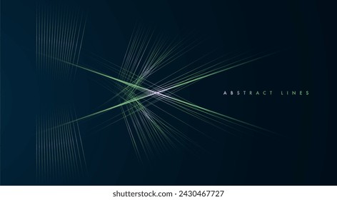 Abstract dynamic lines. Modern abstract cover. Graphic concept for your design