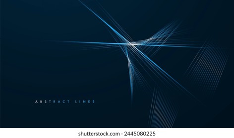 Abstract dynamic lines. Modern abstract cover. Graphic concept for your design