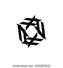 abstract dynamic modern flat logo design