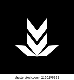abstract dynamic modern flat logo design