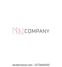 plantilla de diseño de logotipo dinámico moderno abstracto