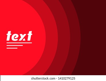 Abstract dynamic modern sport background with gradient red circles. Energetic background can be used for sport, competion or party banner, flyer design.