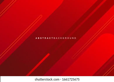 Abstract Dynamic Modern Vibrant Red Gradient Stripes Texture Background