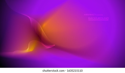 Abstract dynamic motion of geometric shape, pattern composition. Colorful gradient background. Vector modern graphic, minimal design elements for a backdrop, template, poster, wallpaper, flyer, layout