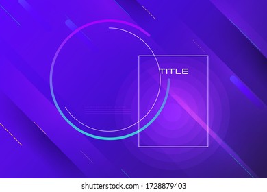 Abstract dynamic motion of geometric shape, pattern composition. Colorful gradient background. Vector modern graphic, minimal design elements for a backdrop, template, poster, wallpaper, flyer, layout
