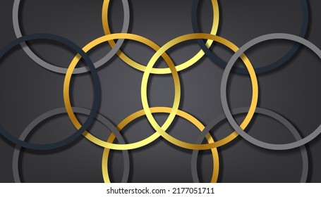 Abstract dynamic motion of geometric shape, pattern composition. Vector modern graphic, minimal design elements for a backdrop, template, poster, wallpaper, flyer, layout