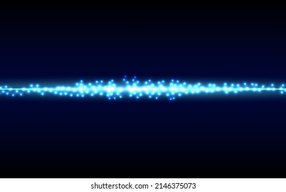 Abstrakte dynamische Bewegung unscharfe Textur. Blauer Hintergrund mit Hornhautfunkeln. Speed Motion Design Technology.